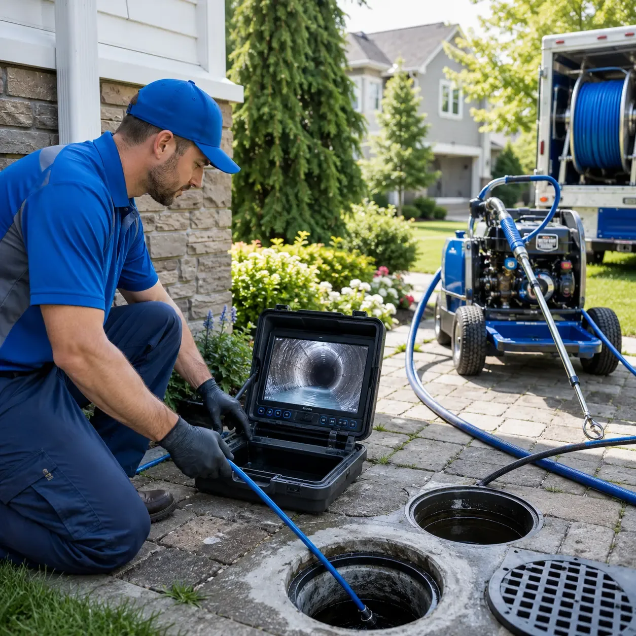 Outdoor drain cleaning professionals serving Empire, CA